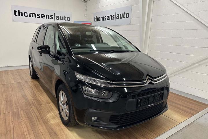 Sort Citroën Grand C4 SpaceTourer fra 2019 set udefra