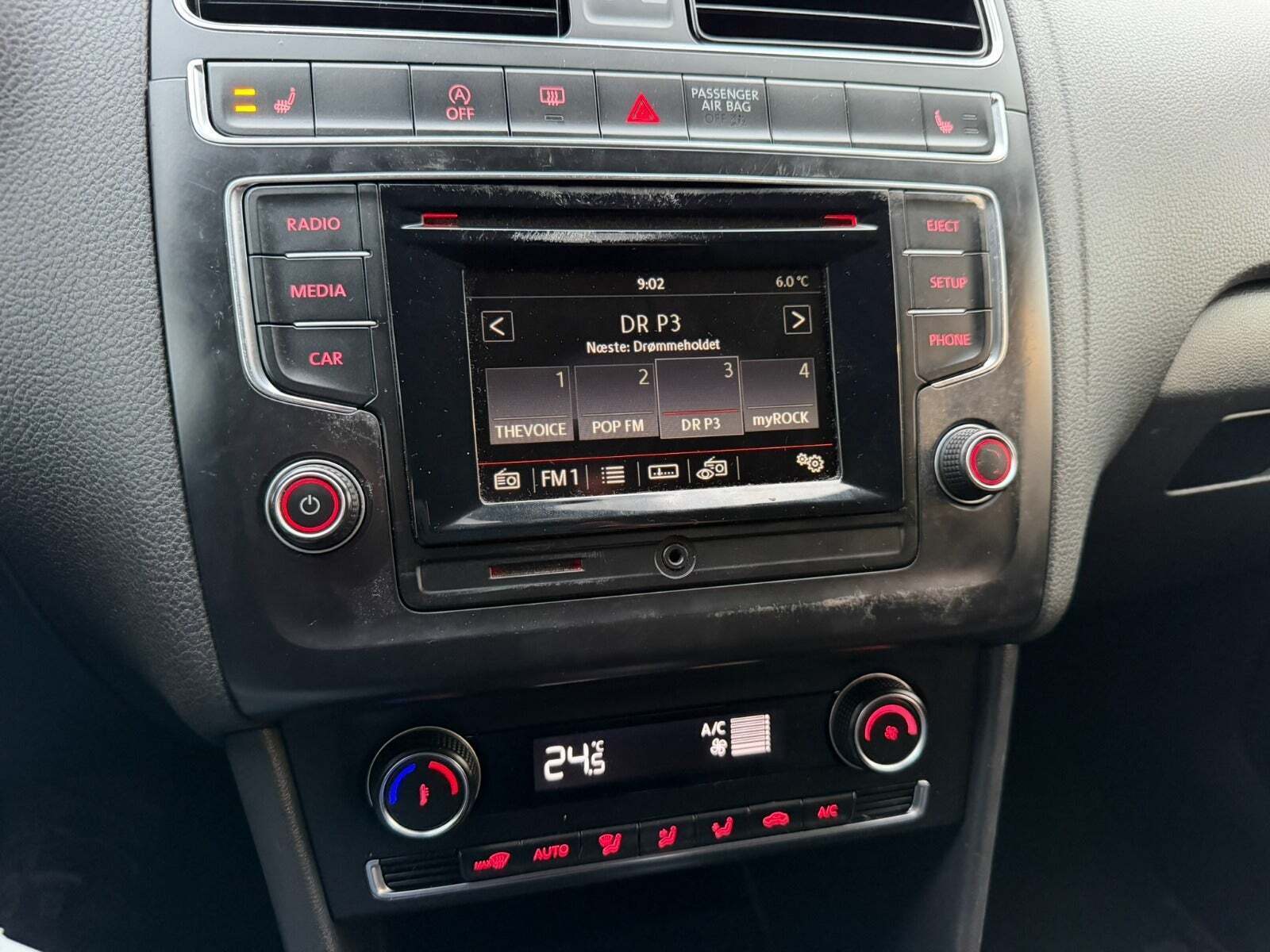 Brun VW Polo fra 2015