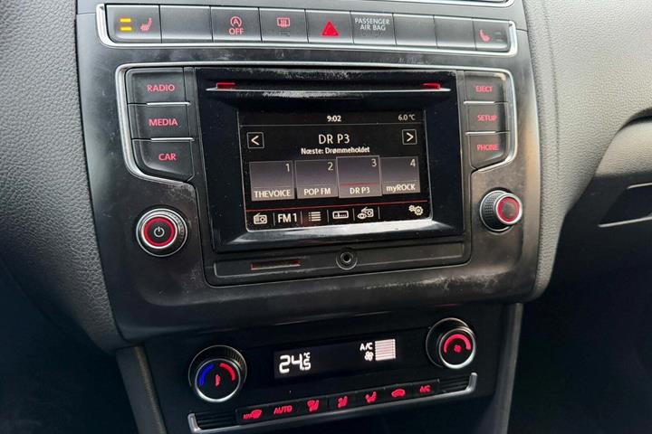 Brun VW Polo fra 2015
