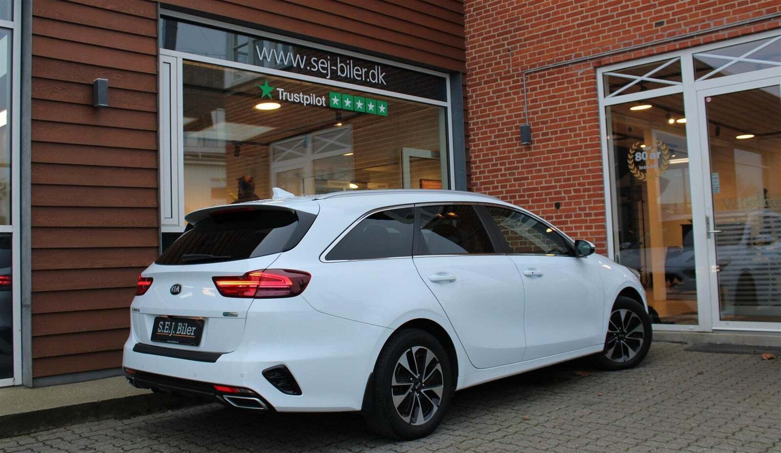 Hvid Kia Ceed fra 2020