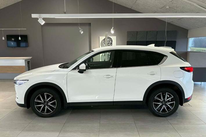 Hvid Mazda CX-5 fra 2017