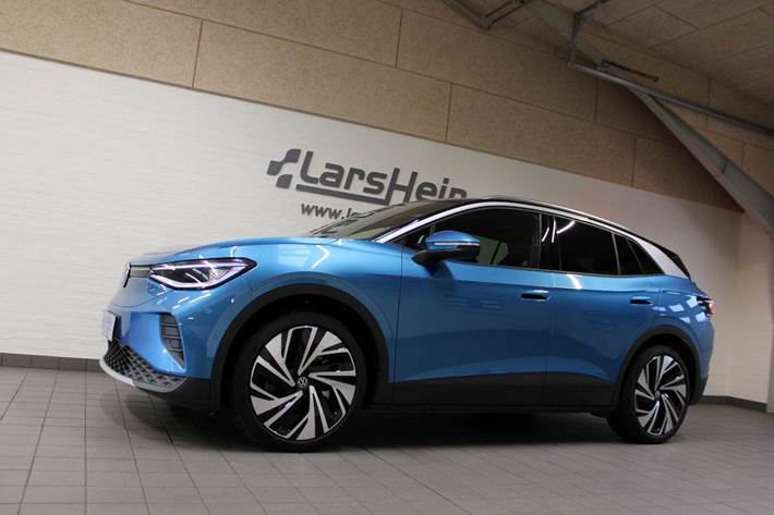 Blå VW ID.4 fra 2025