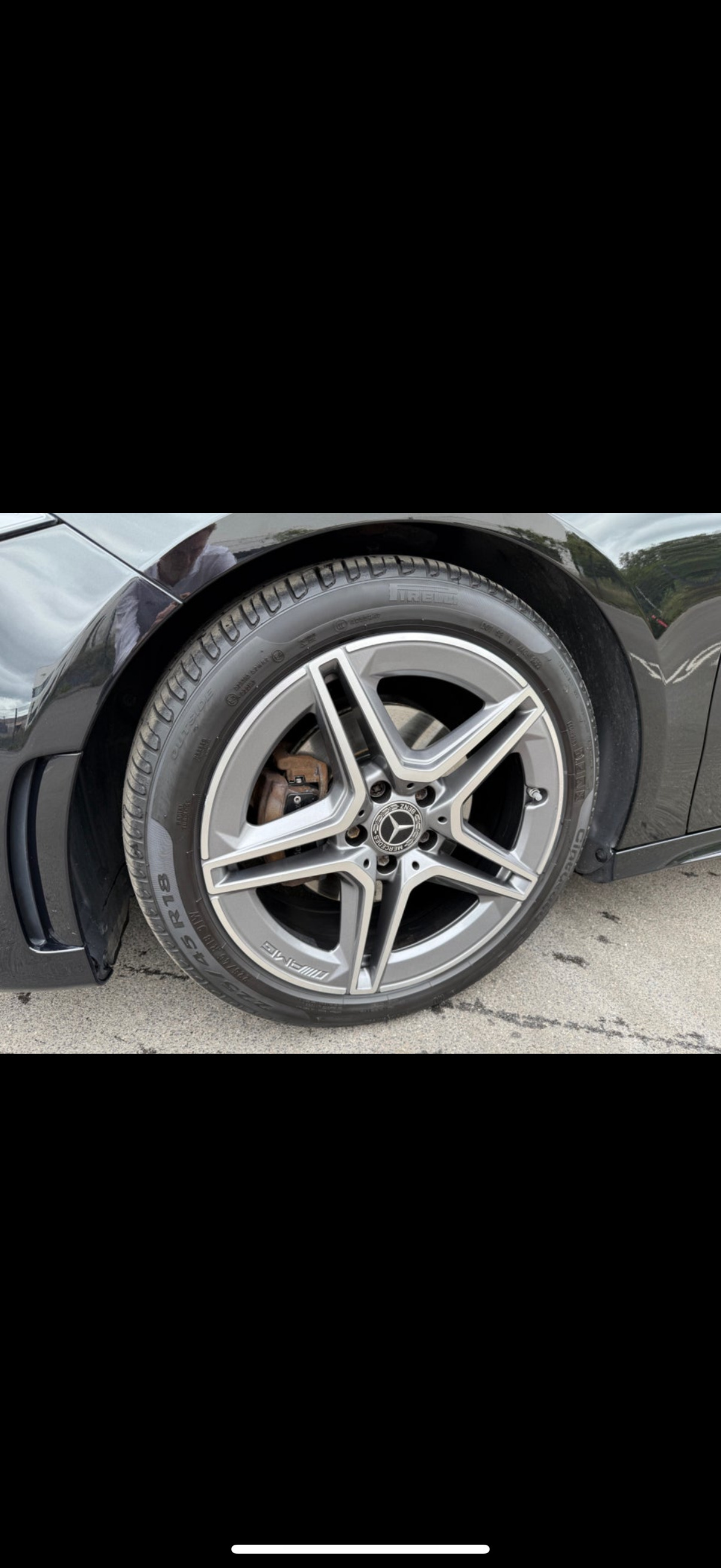 Sort Mercedes A-Klasse fra 2020