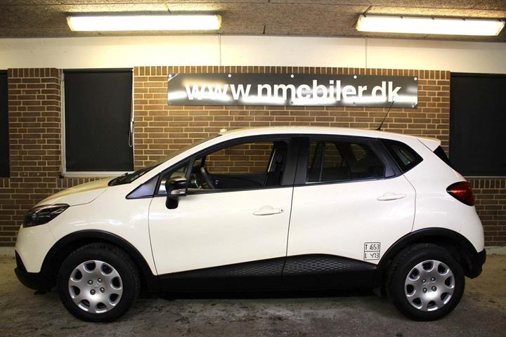 Hvid Renault Captur fra 2015