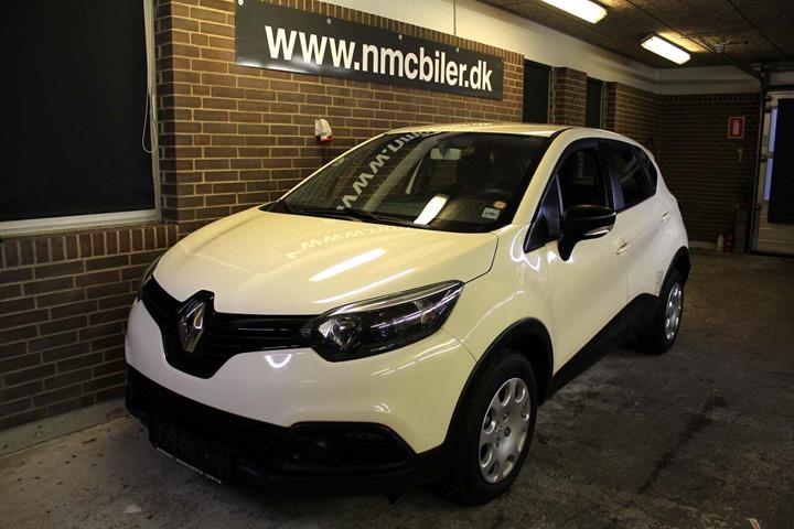 Hvid Renault Captur fra 2015