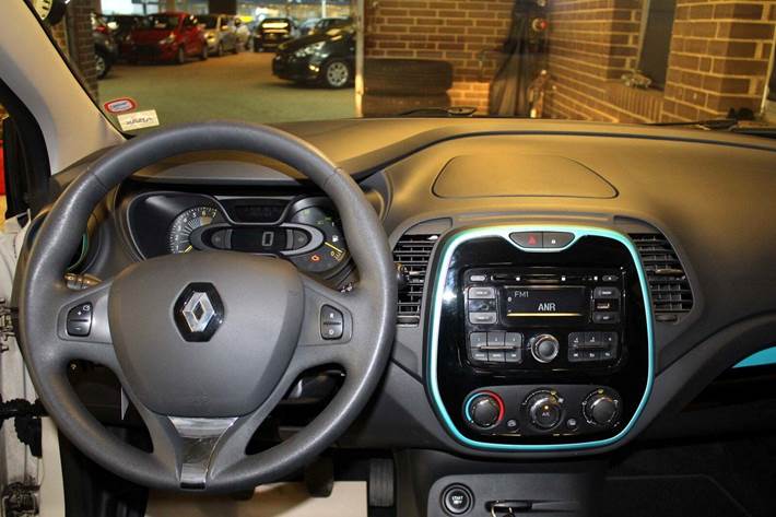 Hvid Renault Captur fra 2015