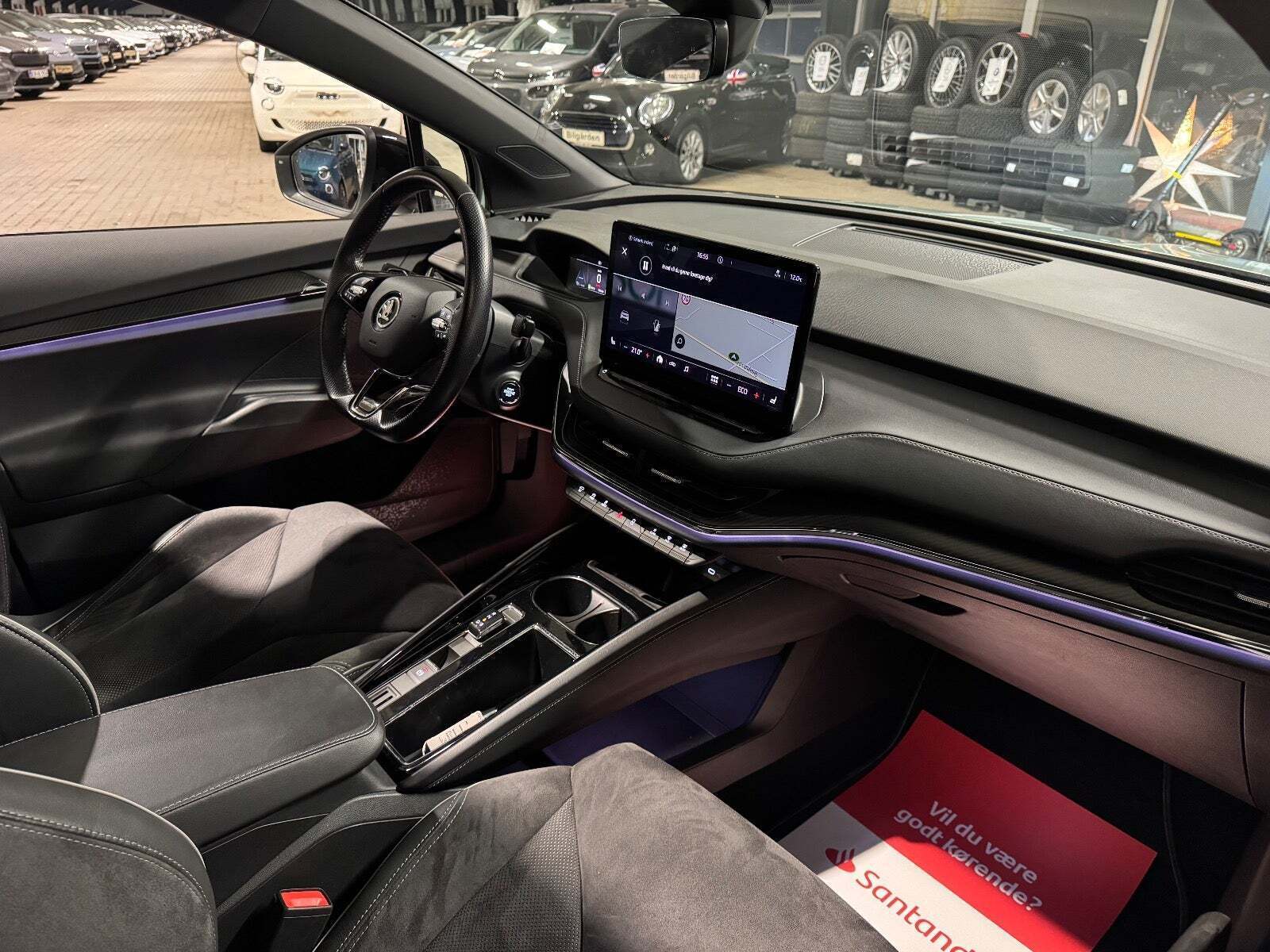 Grøn Skoda Enyaq fra 2022