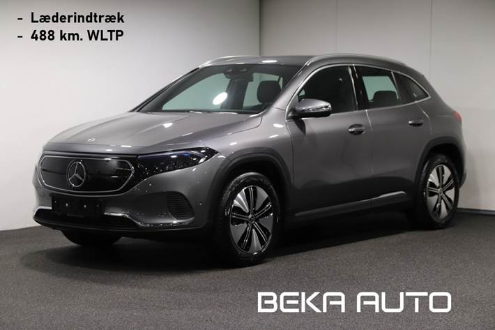 Grå Mercedes EQA250 fra 2023 set udefra