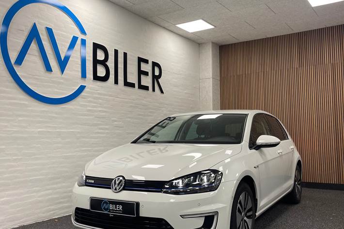 Hvid VW e-Golf VII fra 2016