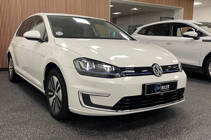 Hvid VW e-Golf VII fra 2016