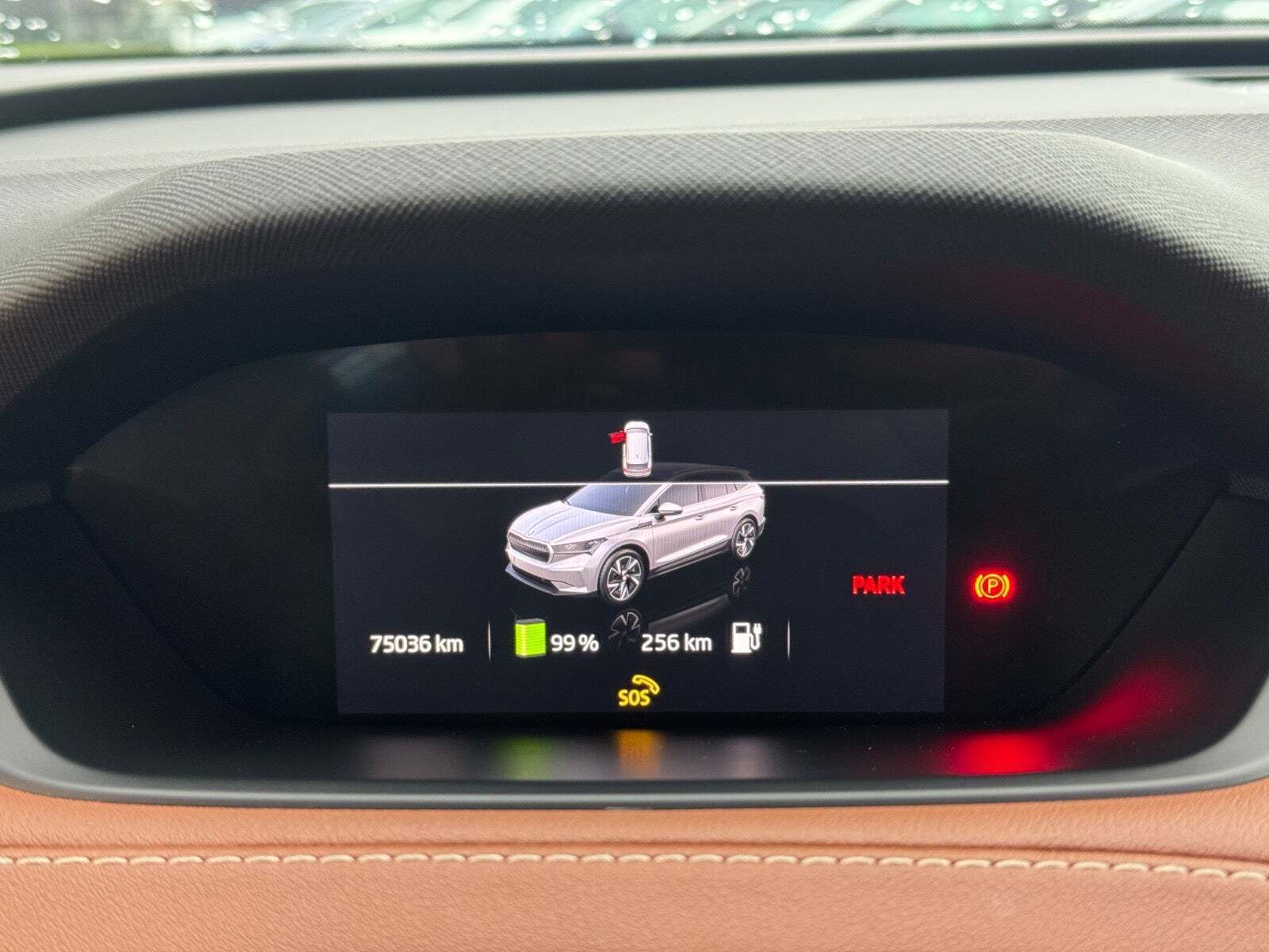 Grøn Skoda Enyaq fra 2021