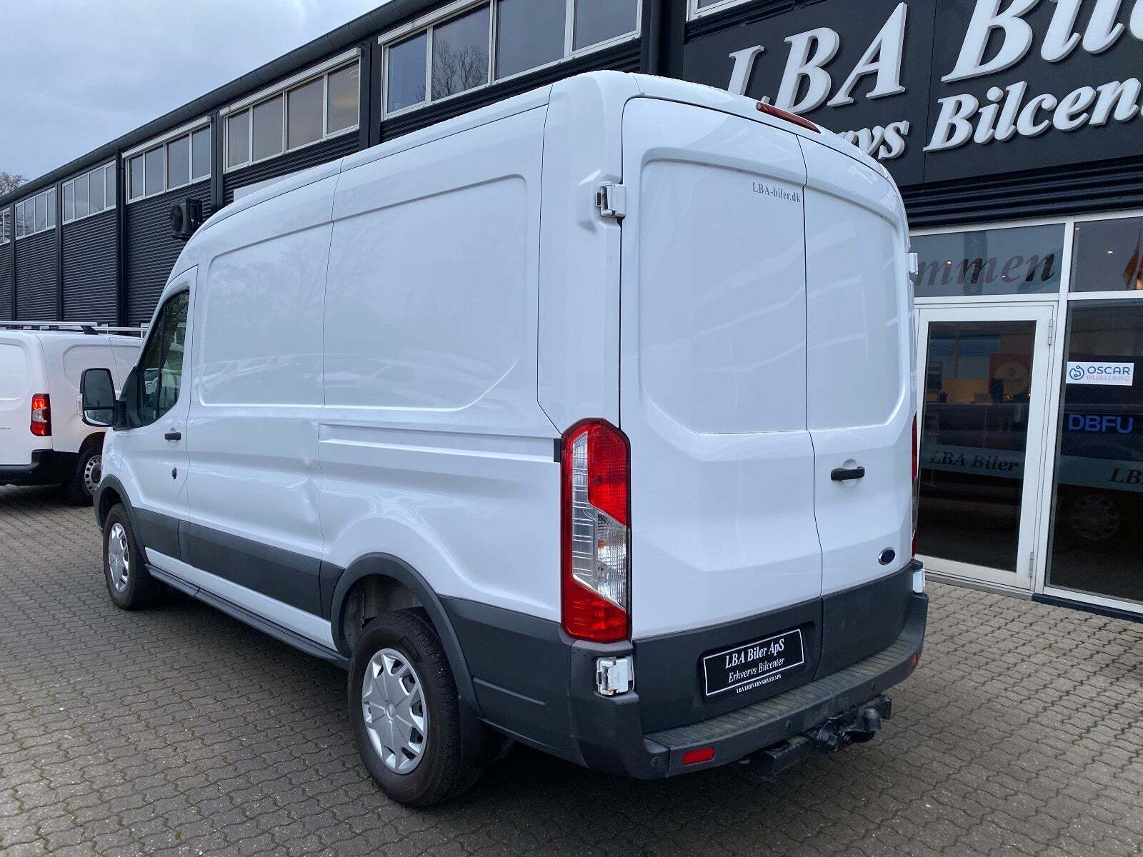 Hvid Ford Transit 350 L2 Van fra 2019