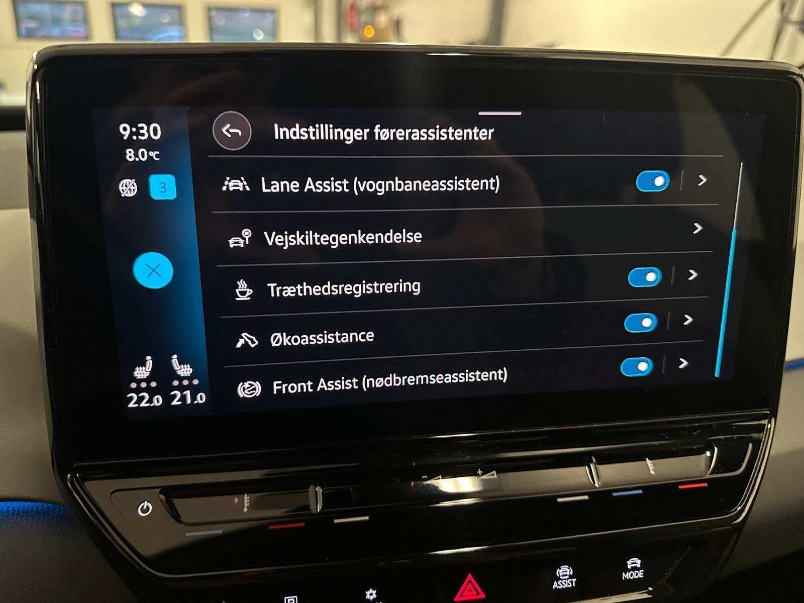 Hvid VW ID.3 fra 2021