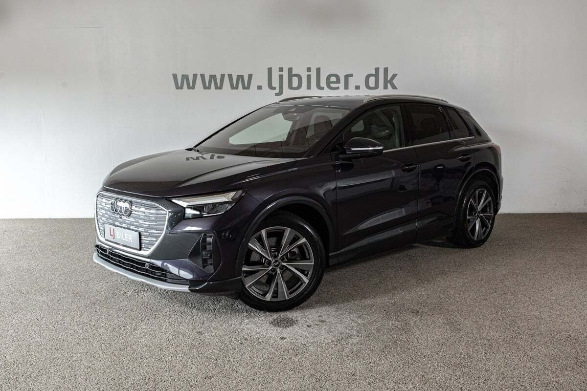 Grøn Audi Q4 e-tron fra 2022
