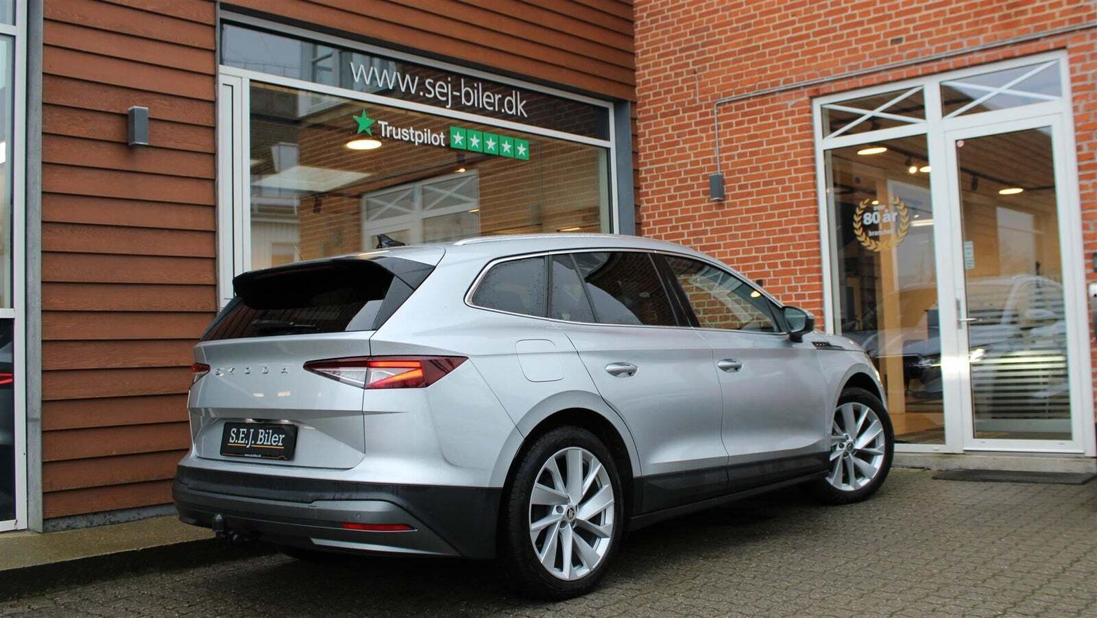 Sølv Skoda Enyaq fra 2021