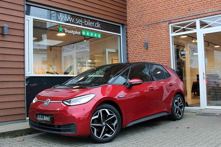 Rød VW ID.3 fra 2022
