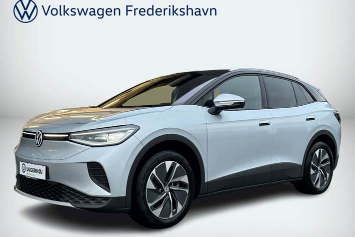 Sølv VW ID.4 fra 2025 set udefra