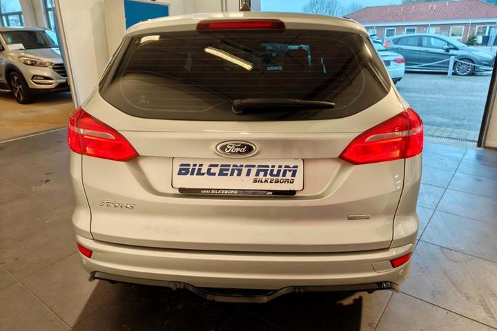 Sølv Ford Focus fra 2017
