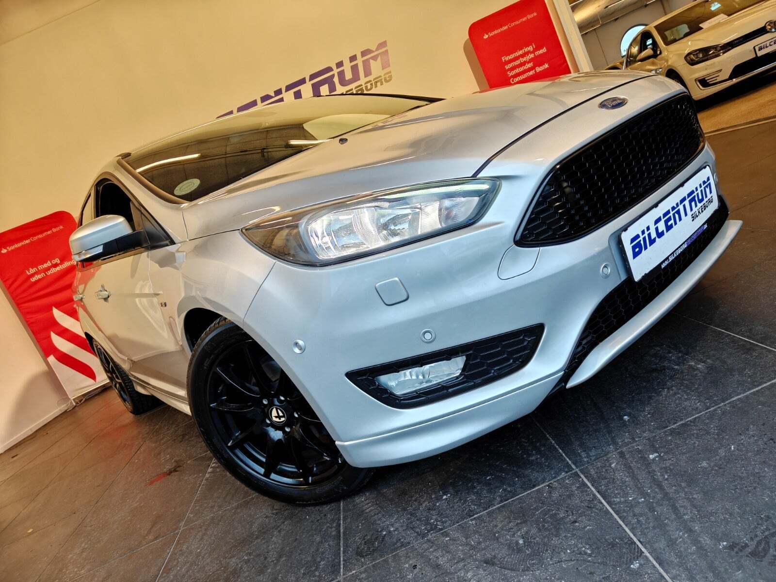 Sølv Ford Focus fra 2017