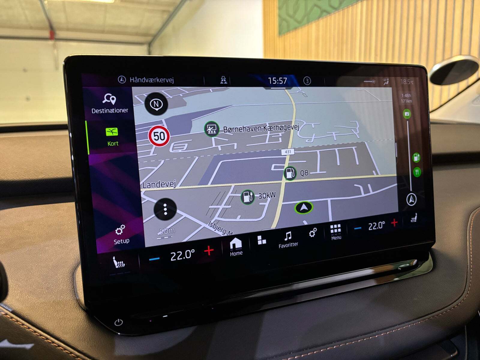 Sort Skoda Enyaq fra 2021