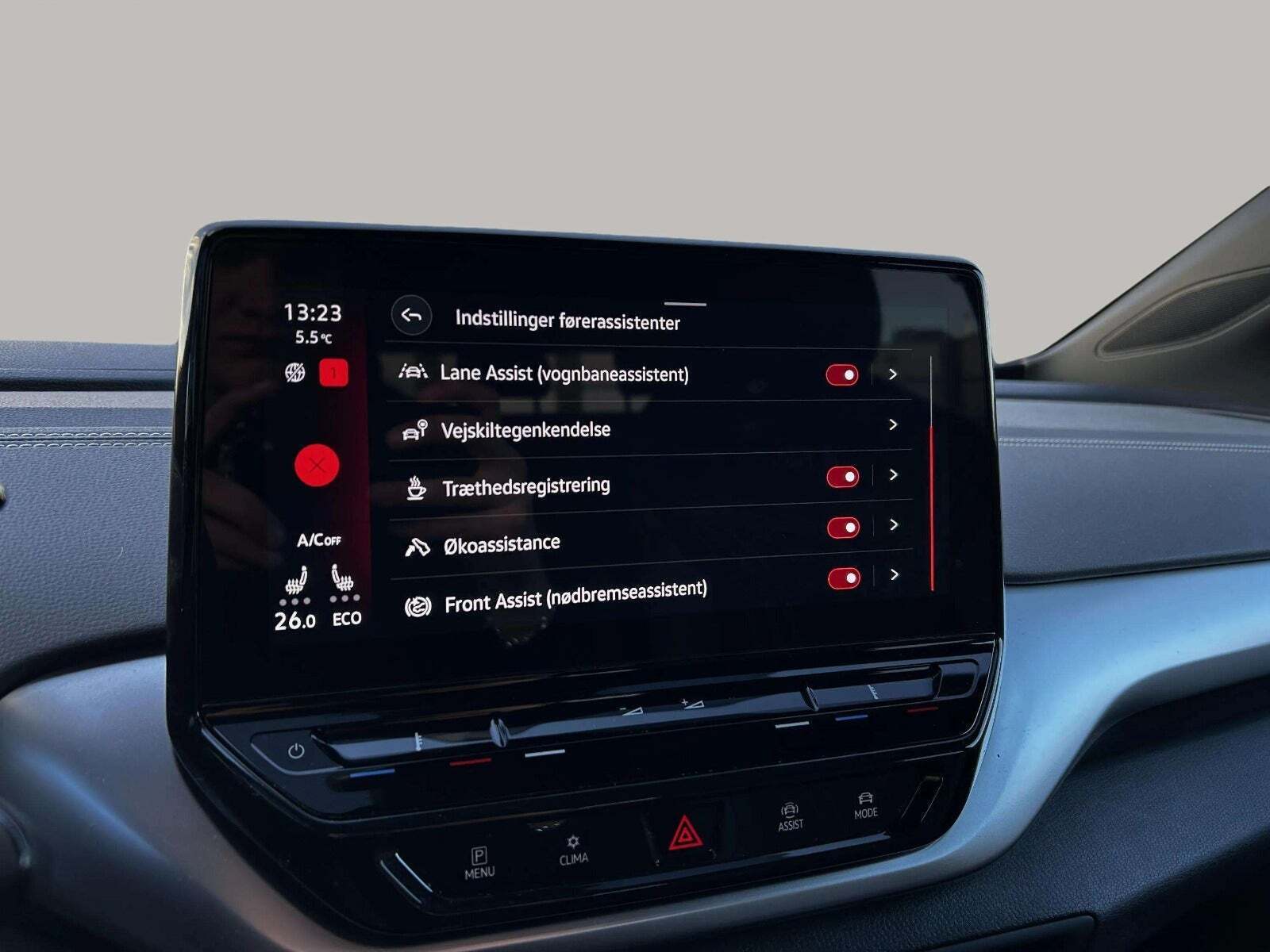 Grå VW ID.4 fra 2023