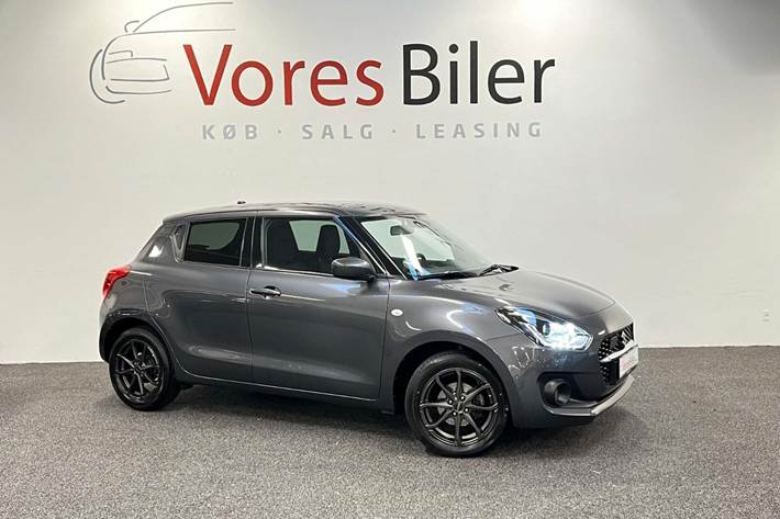 Grå Suzuki Swift fra 2023 set udefra