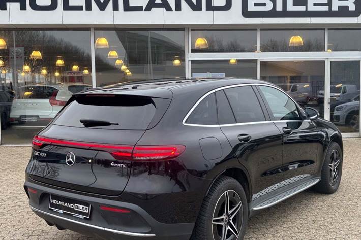 Sort Mercedes EQC400 fra 2021