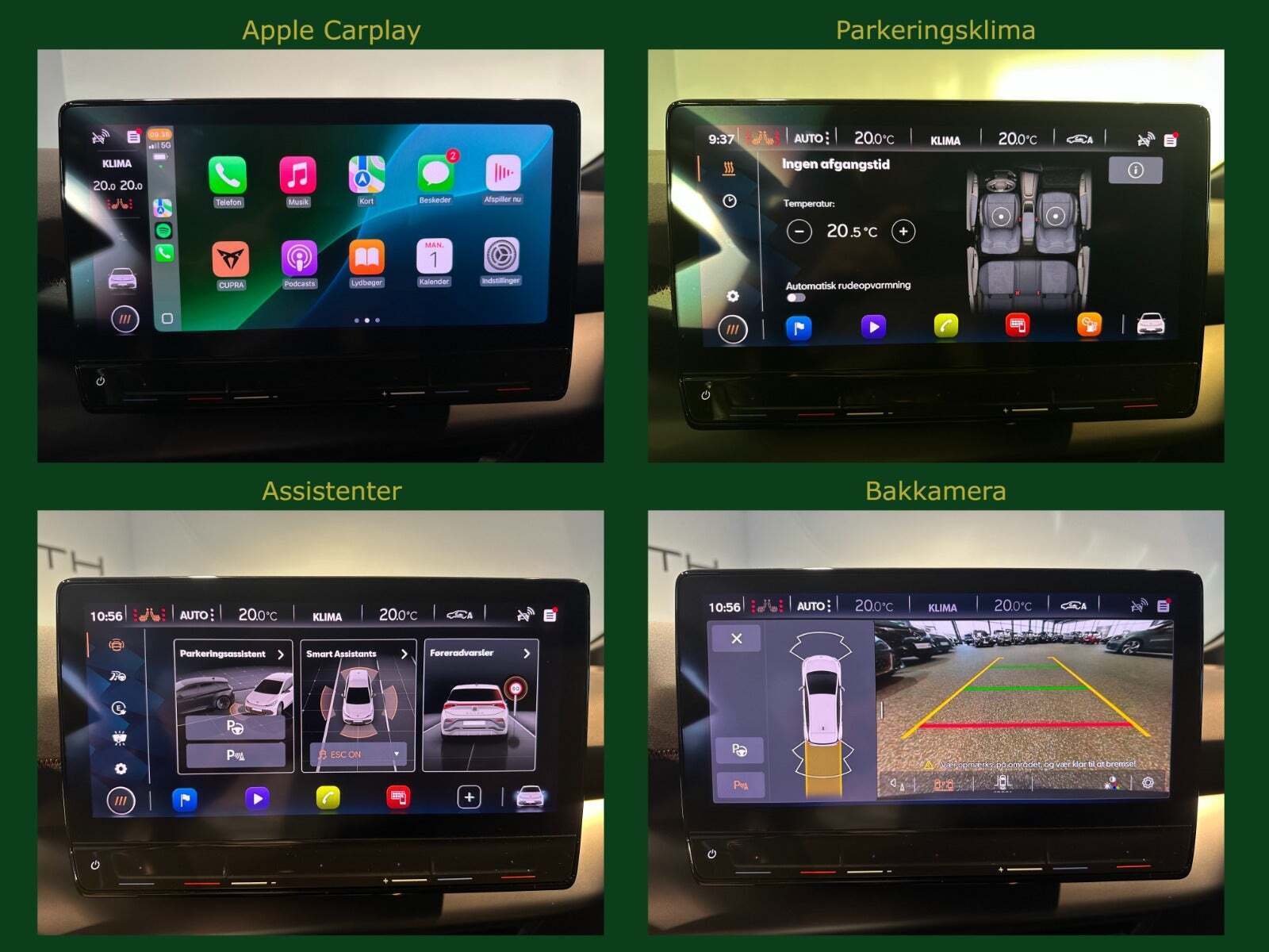 Blå Cupra Born fra 2022