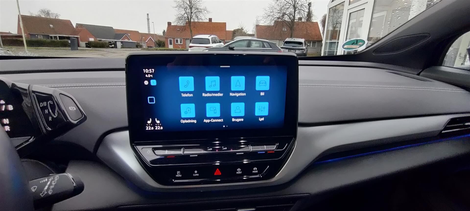 Blå VW ID.4 fra 2023