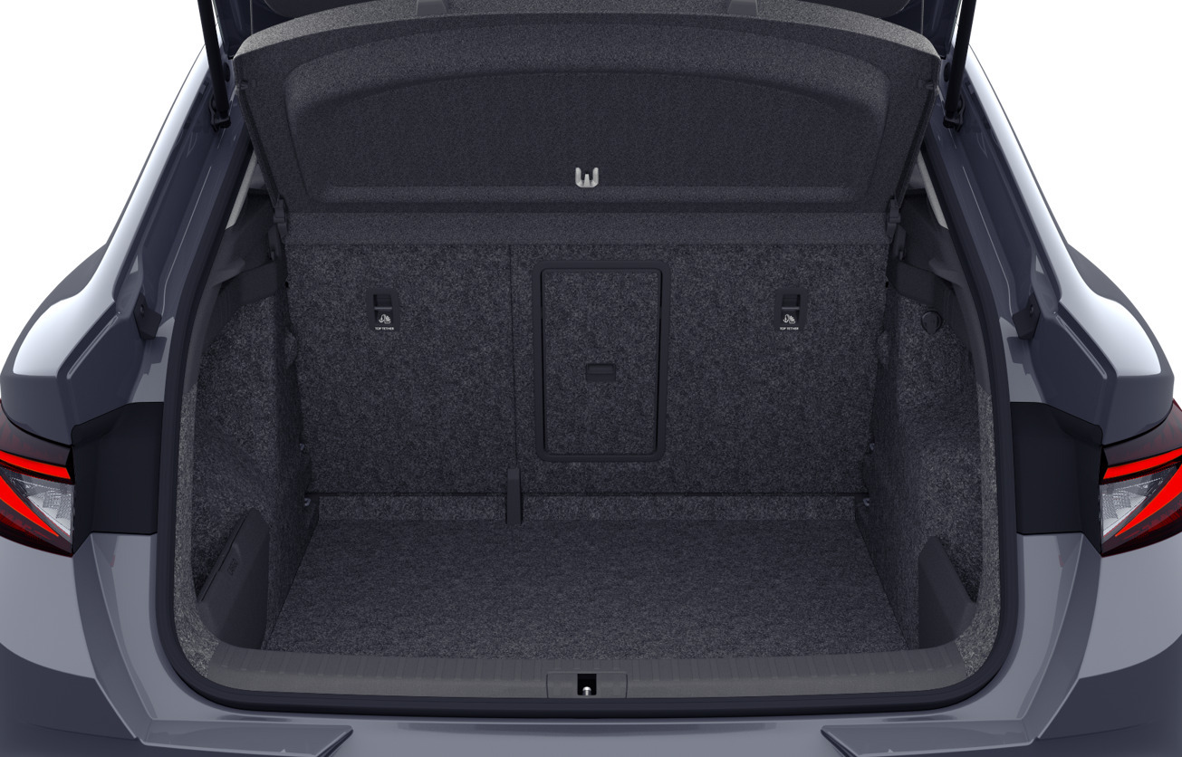 Grå Skoda Enyaq fra 2026