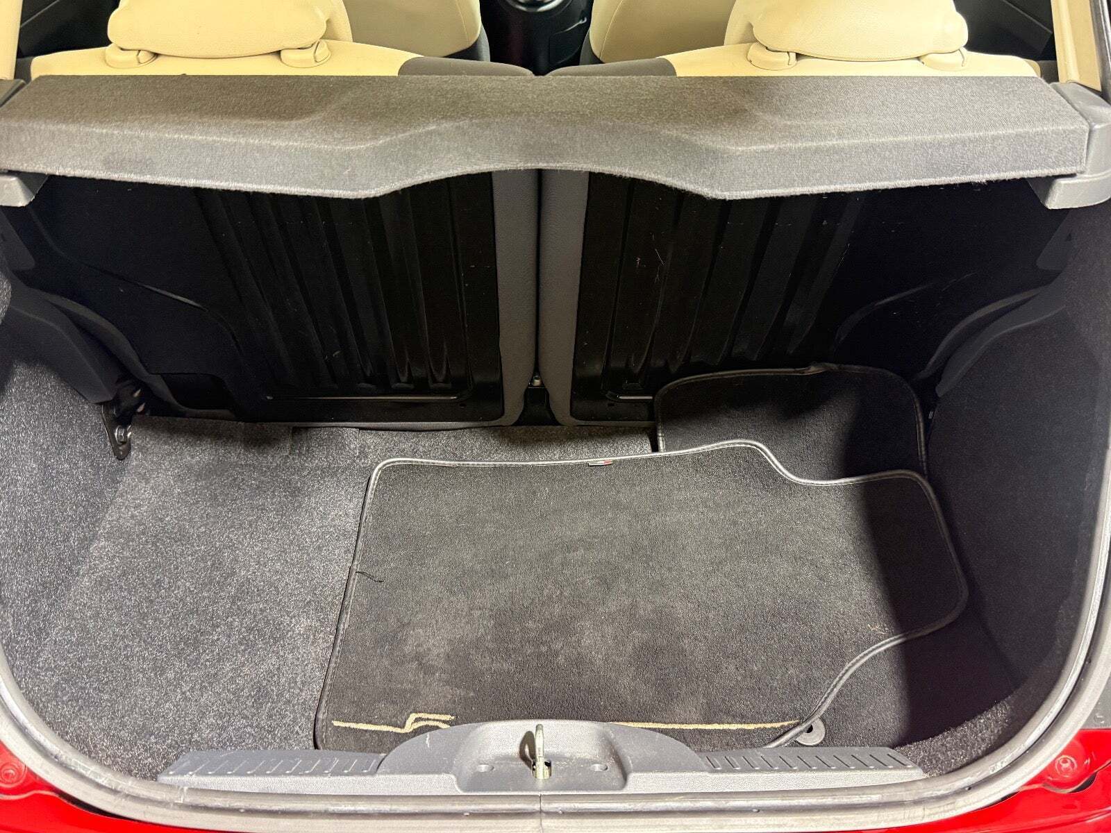 Rød Fiat 500 fra 2008