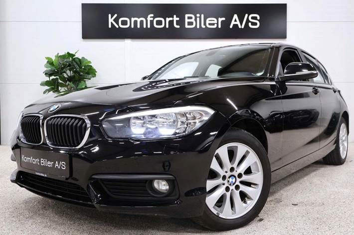 Sort BMW 118i fra 2016