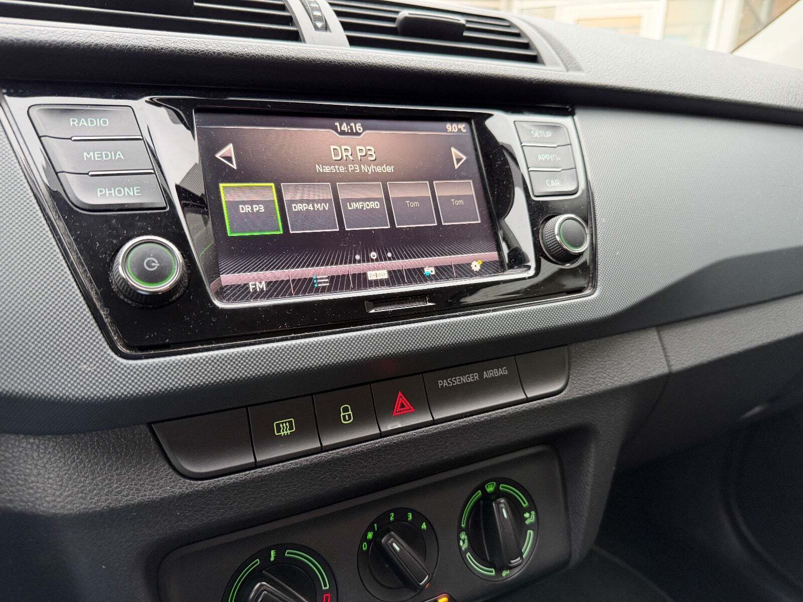 Hvid Skoda Fabia fra 2019