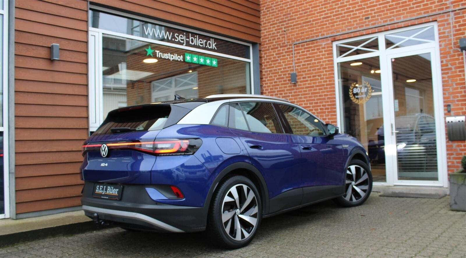 Blå VW ID.4 fra 2022