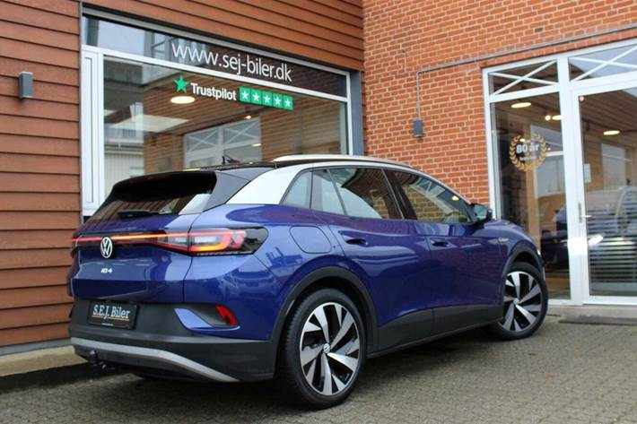 Blå VW ID.4 fra 2022