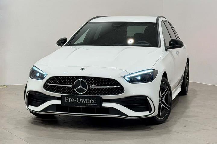 Hvid Mercedes C300 e fra 2023