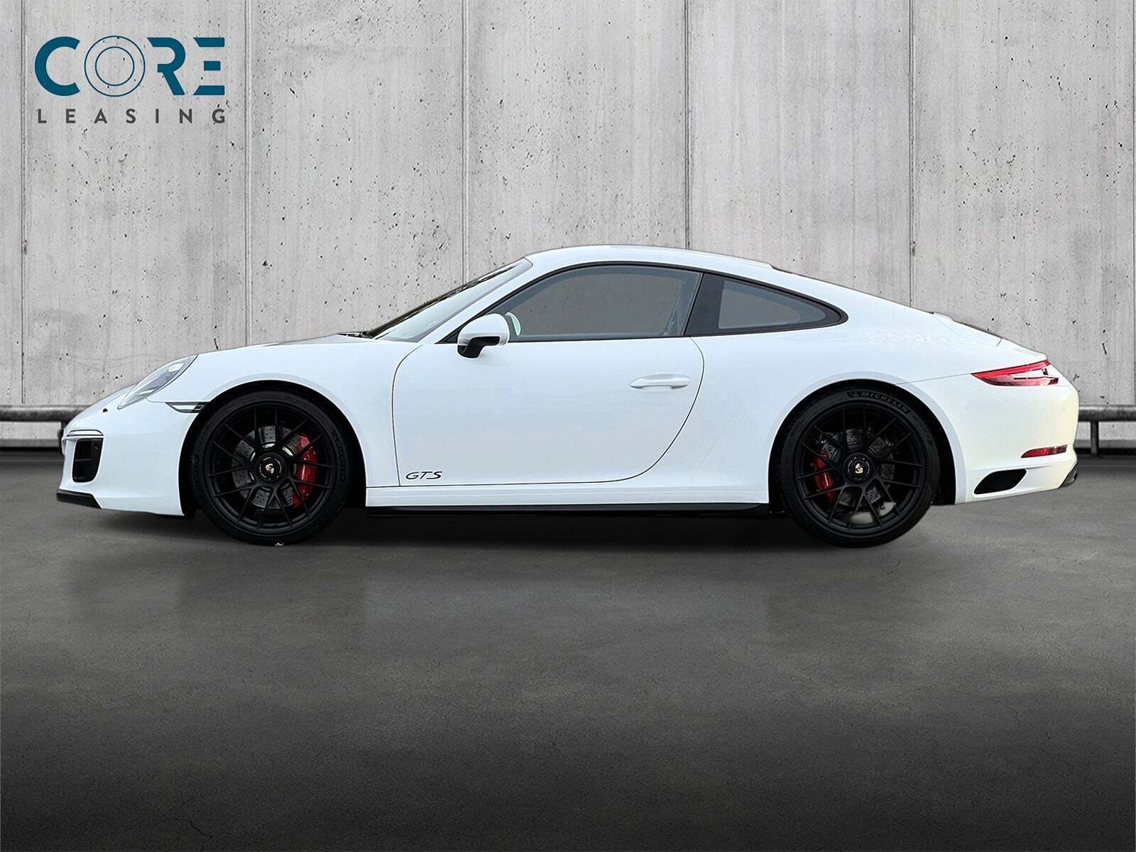 Hvid Porsche 911 Carrera GTS fra 2018