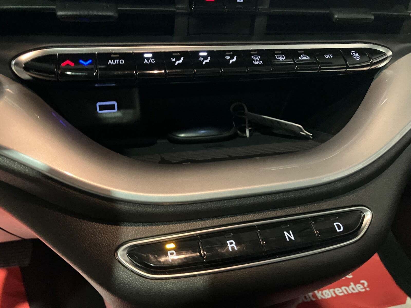 Blå Fiat 500e fra 2022