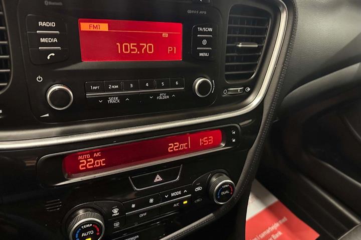 Rød Kia Optima fra 2015