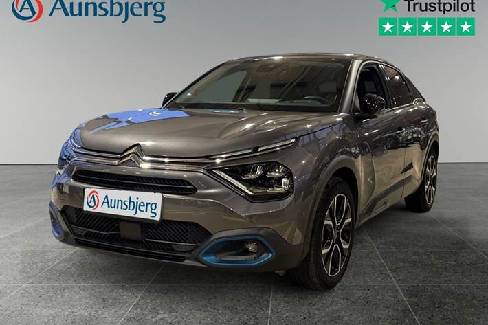 Grå Citroën ë-C4 fra 2022 set udefra