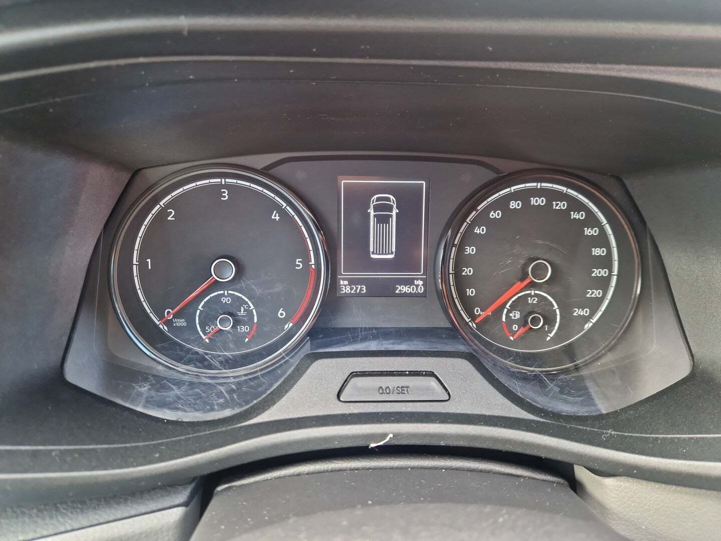 Hvid VW Transporter fra 2021