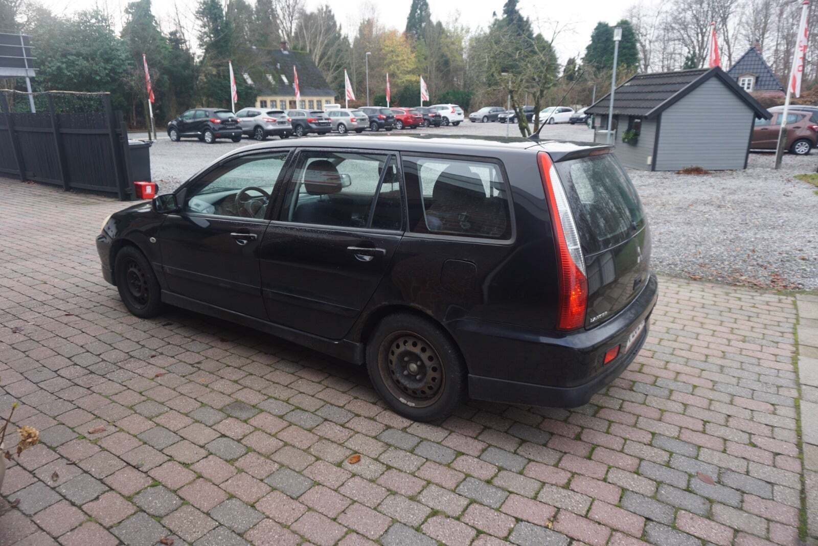 Sort Mitsubishi Lancer fra 2007