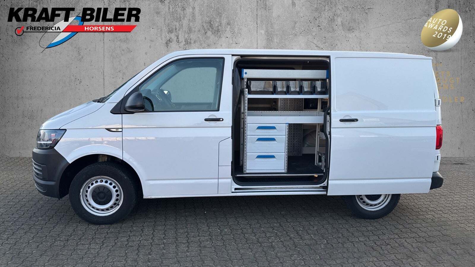 VW Transporter 2,0 TDi 114 Kassevogn kort BMT