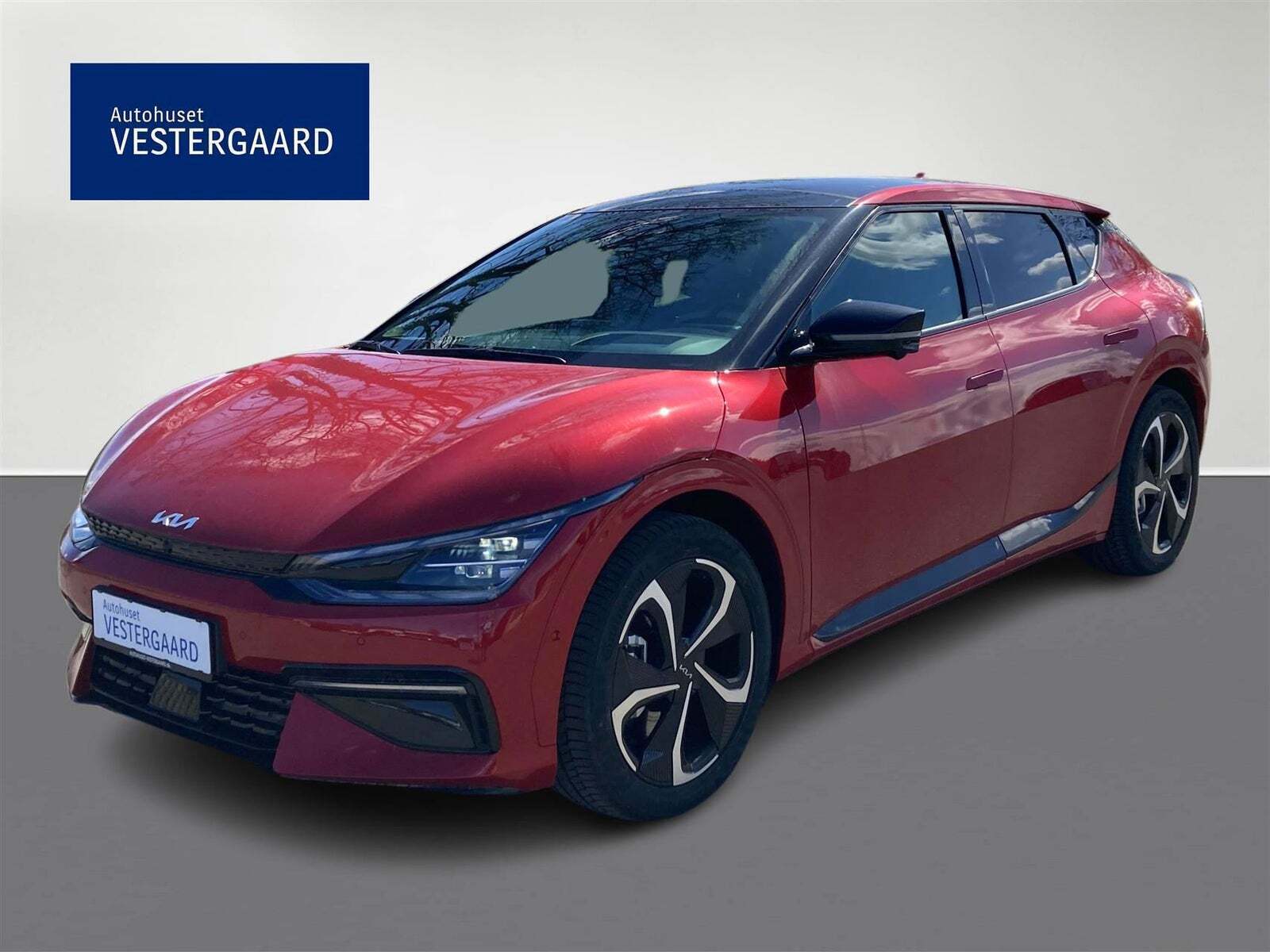 Rød Kia EV6 fra 2024