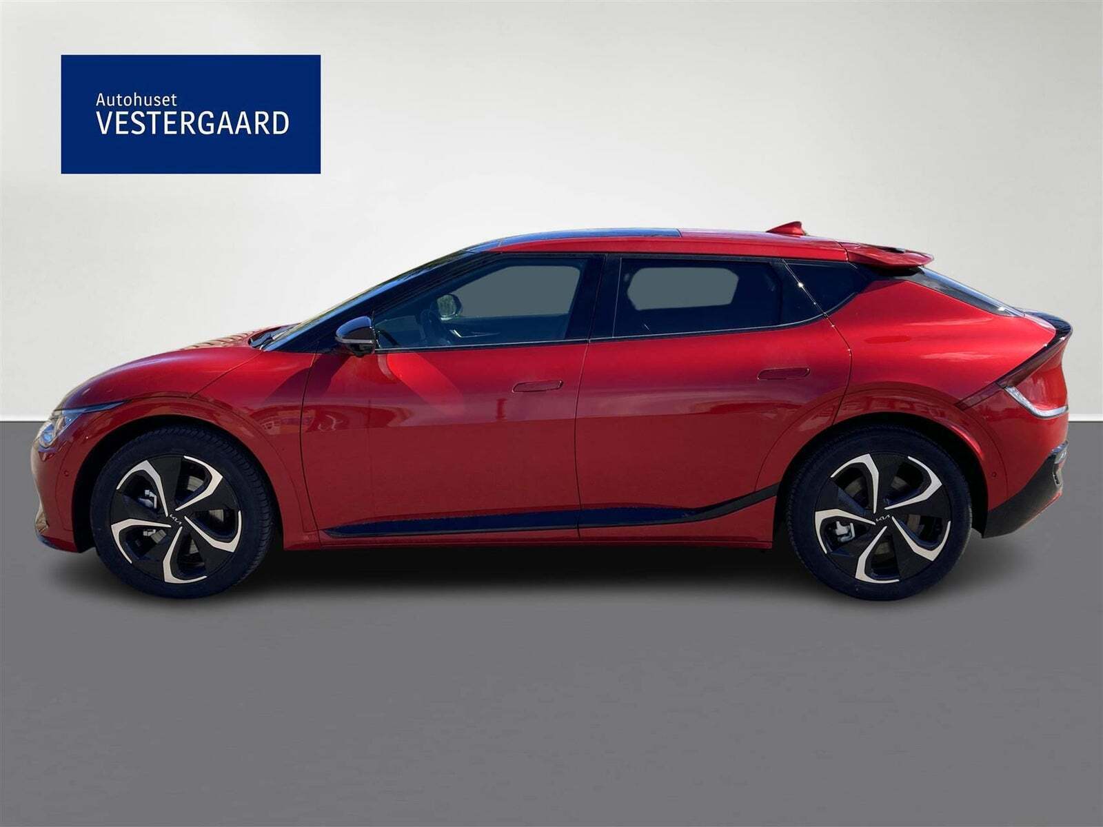 Rød Kia EV6 fra 2024