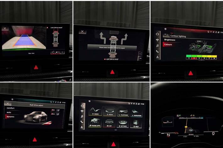 Grøn Audi RS5 fra 2020