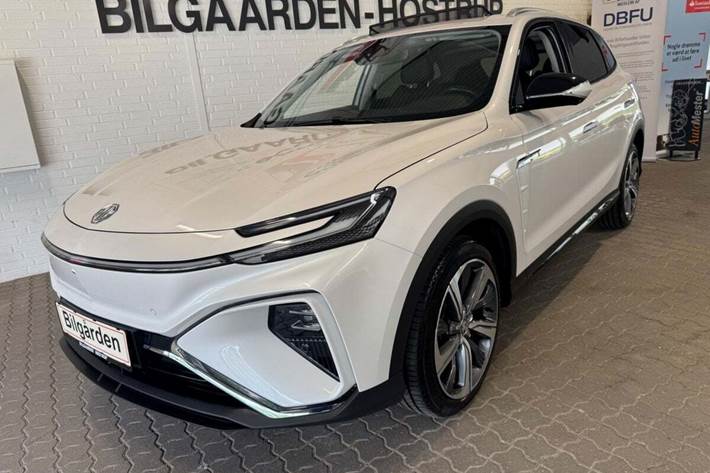 Hvid MG Marvel R fra 2022 set udefra