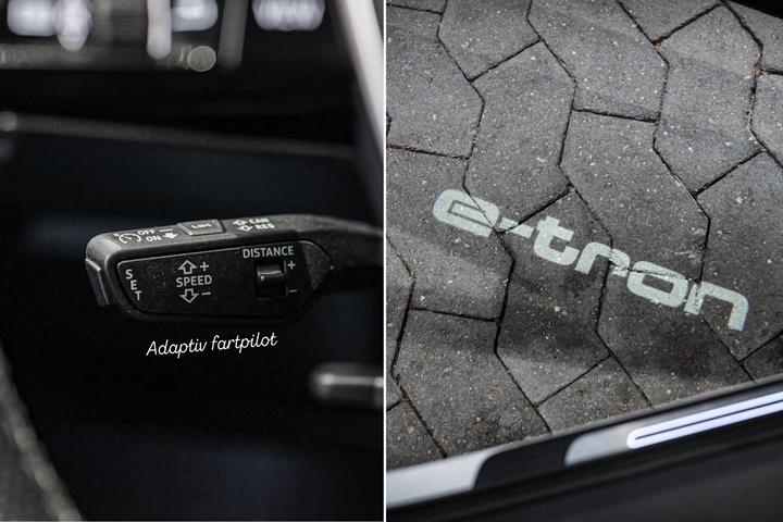 Hvid Audi Q8 e-tron fra 2024