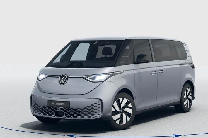 Sølv VW ID.Buzz fra 2026 set udefra