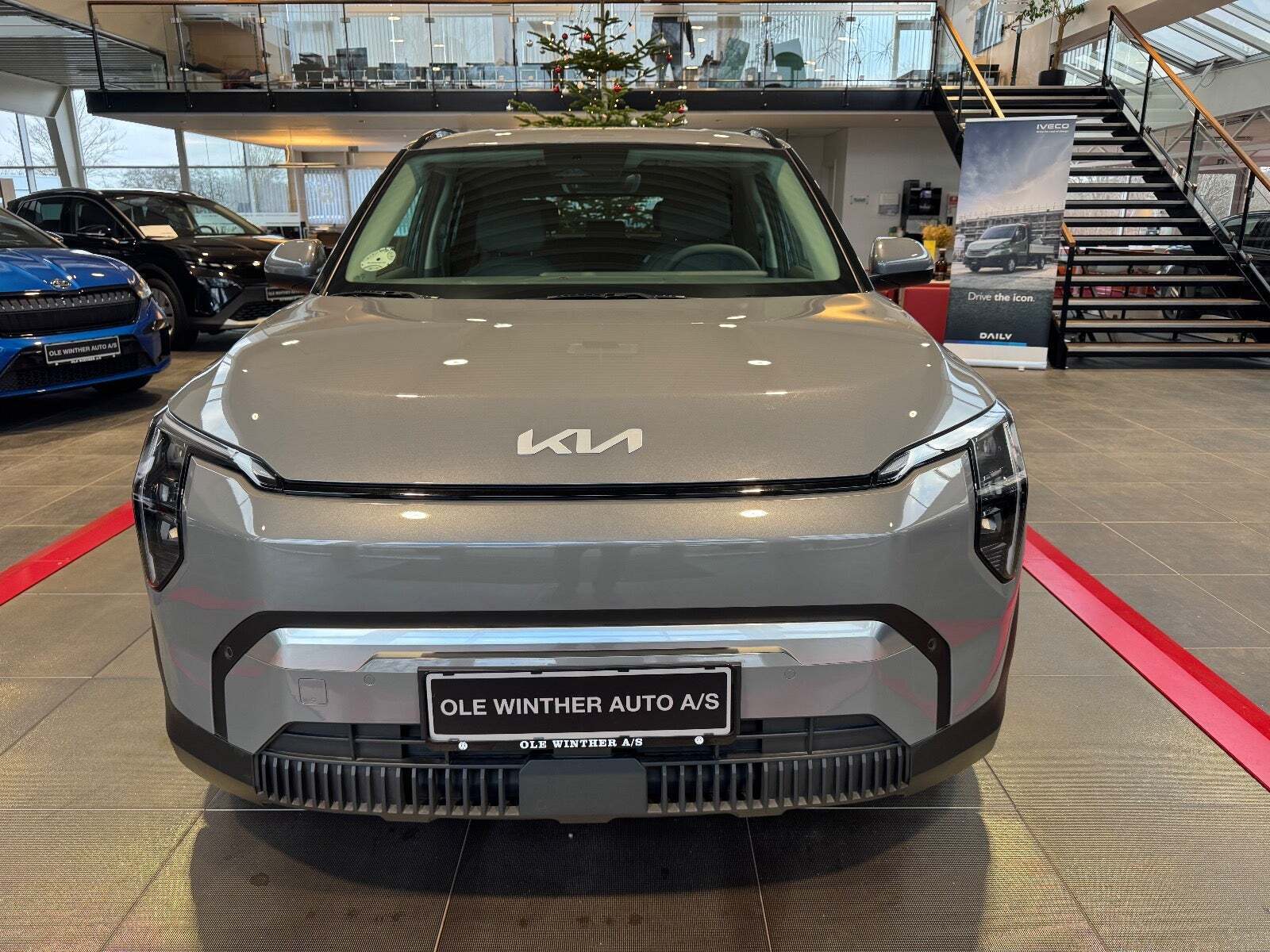 Grå Kia EV3 fra 2025